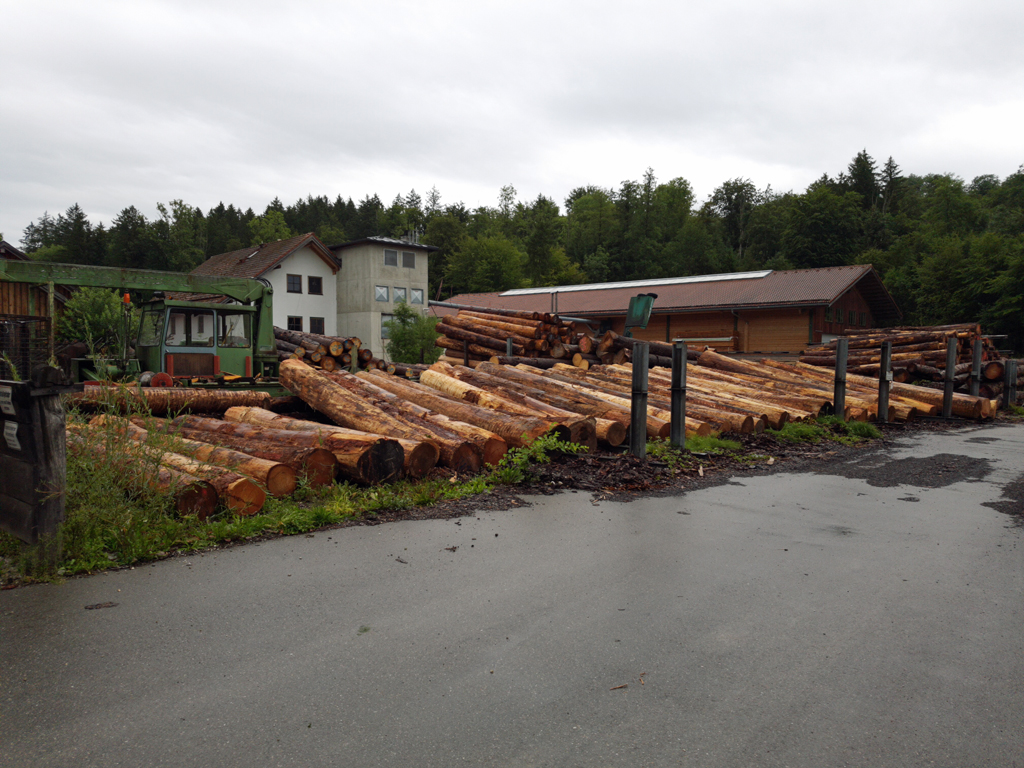 Holz Gar Lagerplatz